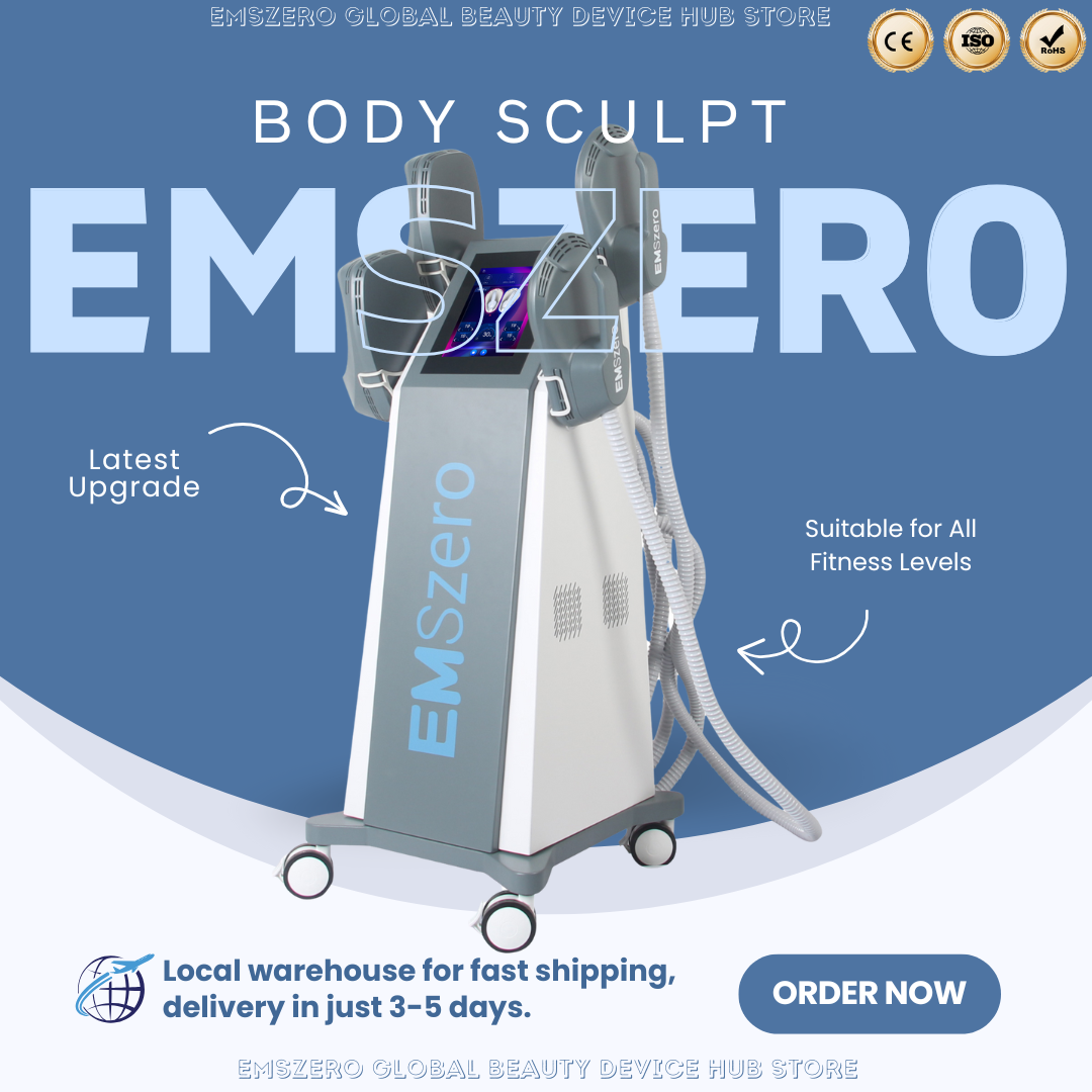 Professional EMSzero NEO 6500W RF Machine Hi-EMT Body Sculpting Fat Burning EMS Slimming Beauty Equipment 200HZ CE