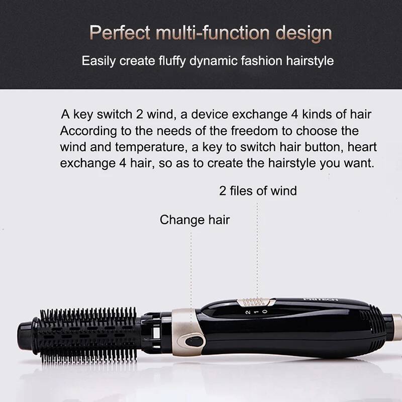 High quality Leafless profession salon styling devices anion 4 in1 hot Hair straightener multifunction hair dryer
