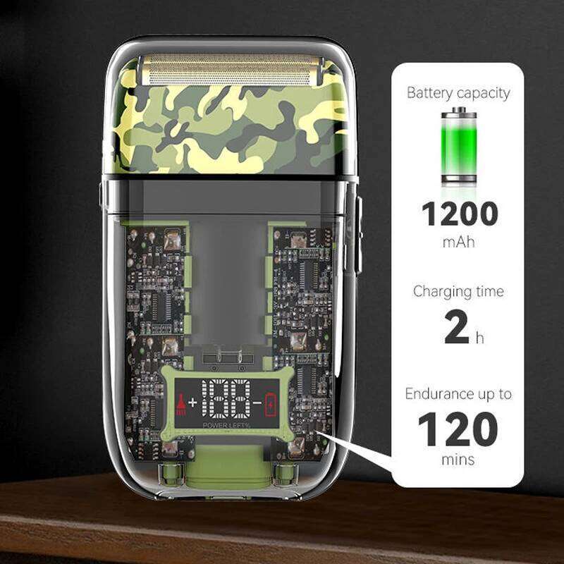 Original Kemei Hair Beard Shaver For Men Electric Razor Barber Bald Head Shaving Hine Finishing Rechargeable