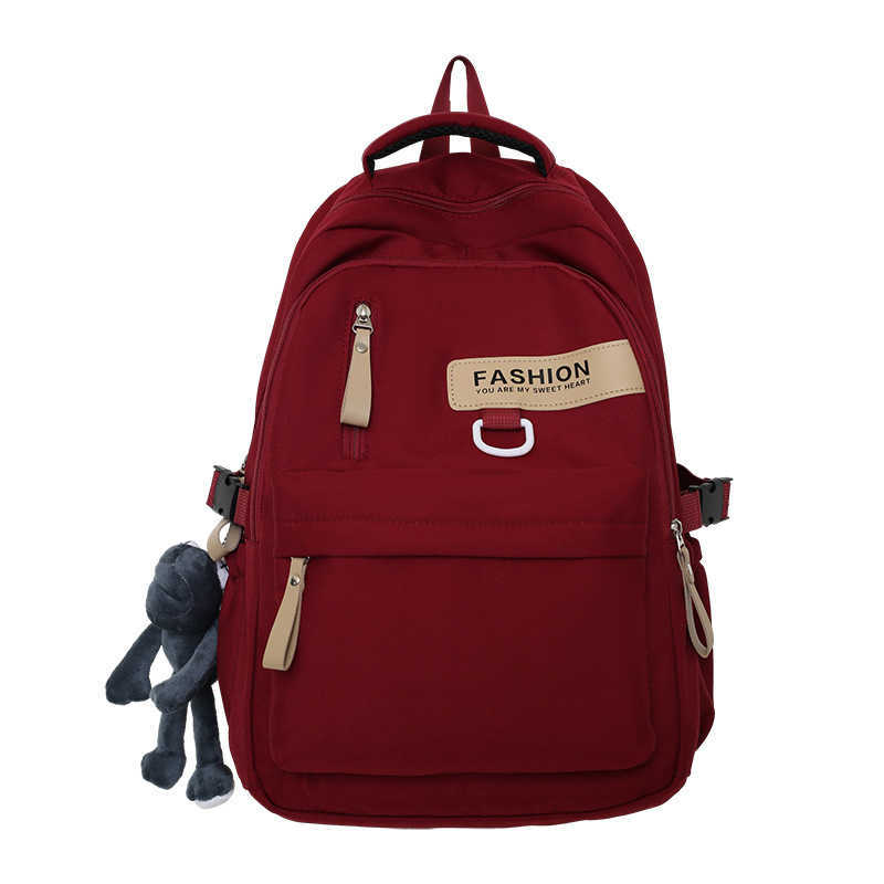 Large Capacity Backpack For Men And Women High Quality Casual Campus School Bag Korean Sports Backpack For Middle And High School Students
