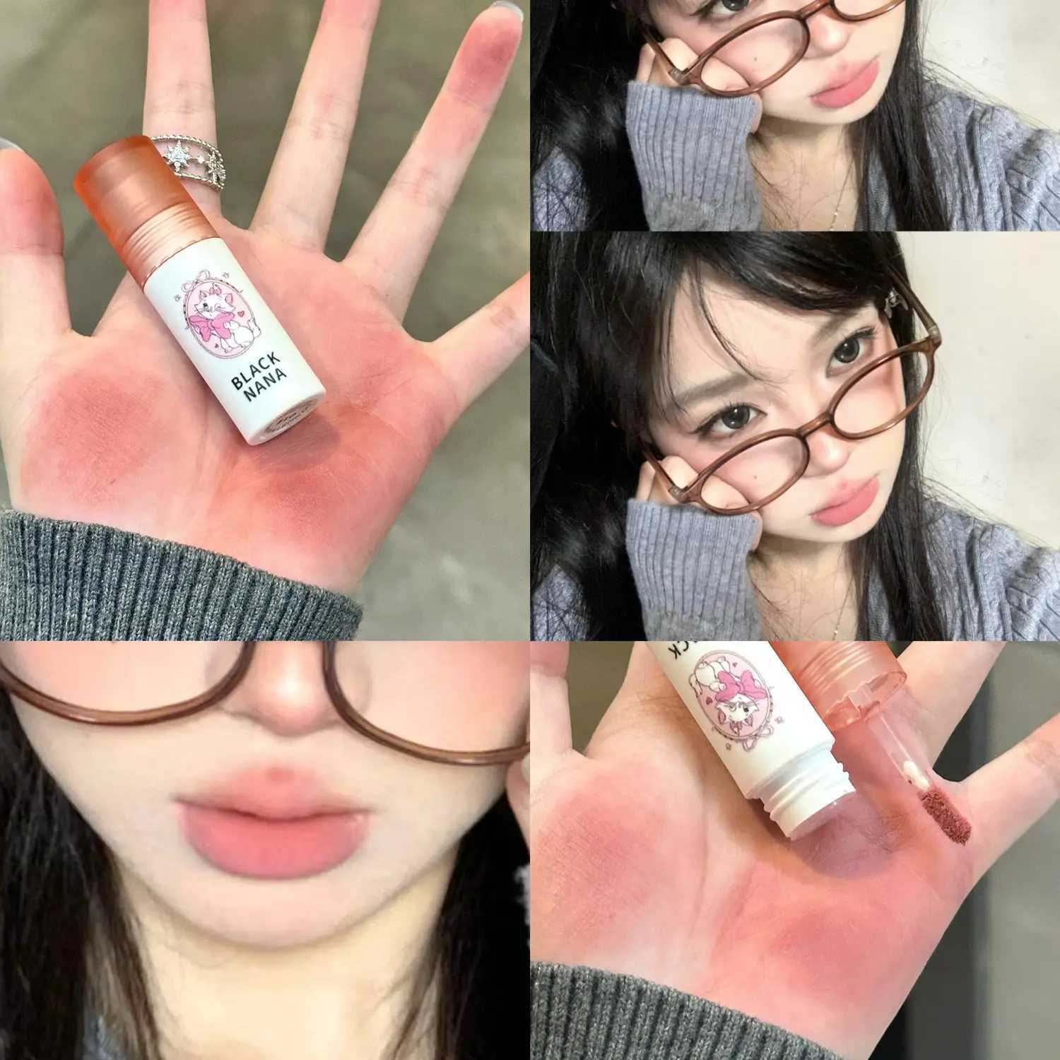 Pink Mist Lip Mud Matte Velvet Lip Gloss Long-lasting Non-drying Nude Peach Lip Glaze Mousse Gray Pink Lipstick Korean Makeup XJ250623