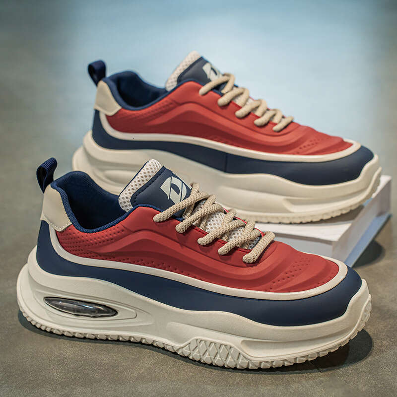 2025 Spring New Breathable Sports Men's Trendy Versatile Thick-Soled new Height-Increasing Casual Dad Shoes Men