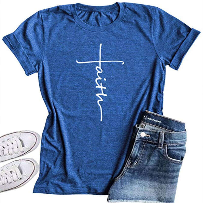 2020 Bee Print Casual Short Sleeve Loose Women's T-Shirt Summer Top B5