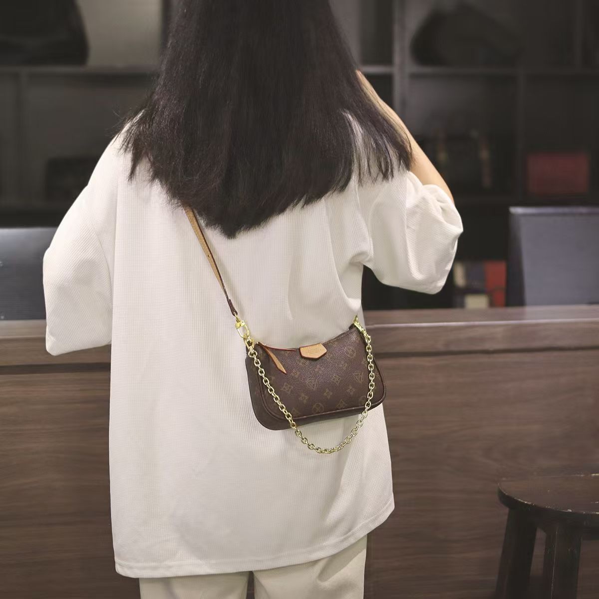 classics Old flower pattern Designer Shoulder Bags Crossbody Bag Luxury Bag Purse Designer Texture Handbag Armpit New Mahjong Bag Temperament Fashion 
