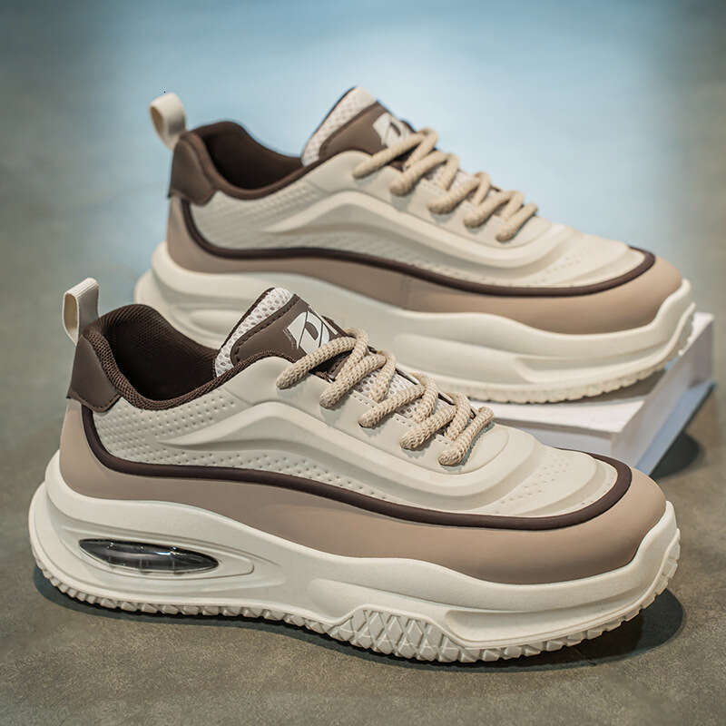 2025 Spring New Breathable Sports Men's Trendy Versatile Thick-Soled new Height-Increasing Casual Dad Shoes Men