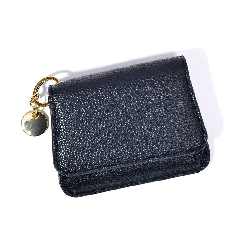 Free Shipping 2025 New Designer Bag Ins Style Women's Wallet Short Fashion Multi-color Multi-card Slot Card Holder Zipper Coin Purse Export Multi