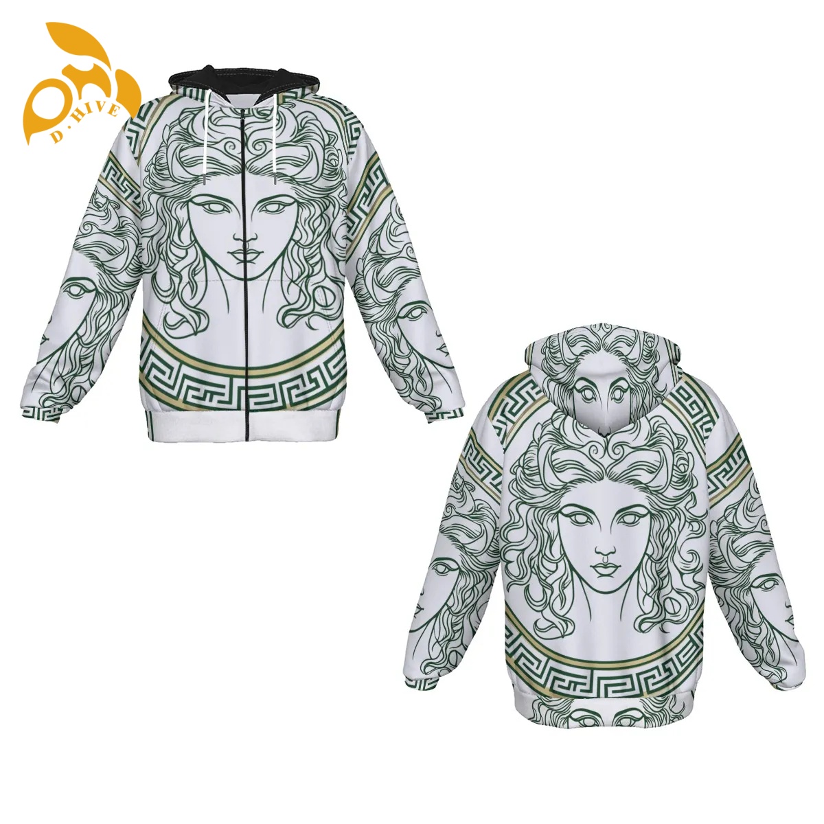 Free Shipping customized definition oversize Men's women's hooded sweatshirt printed fashionable casual street wear zipper cotton hooded swe