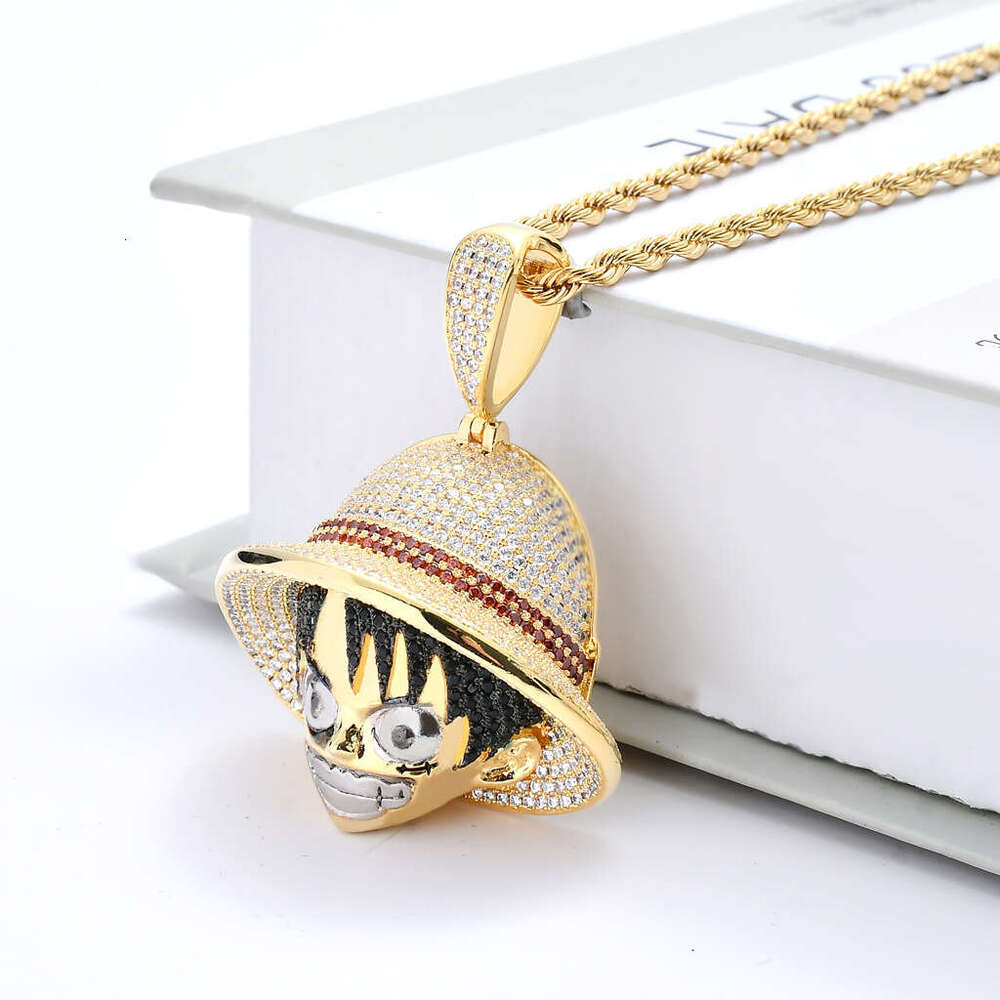 Accessories Anime Film Peripheral One Piece Luffy Hip Hop Pendant b404