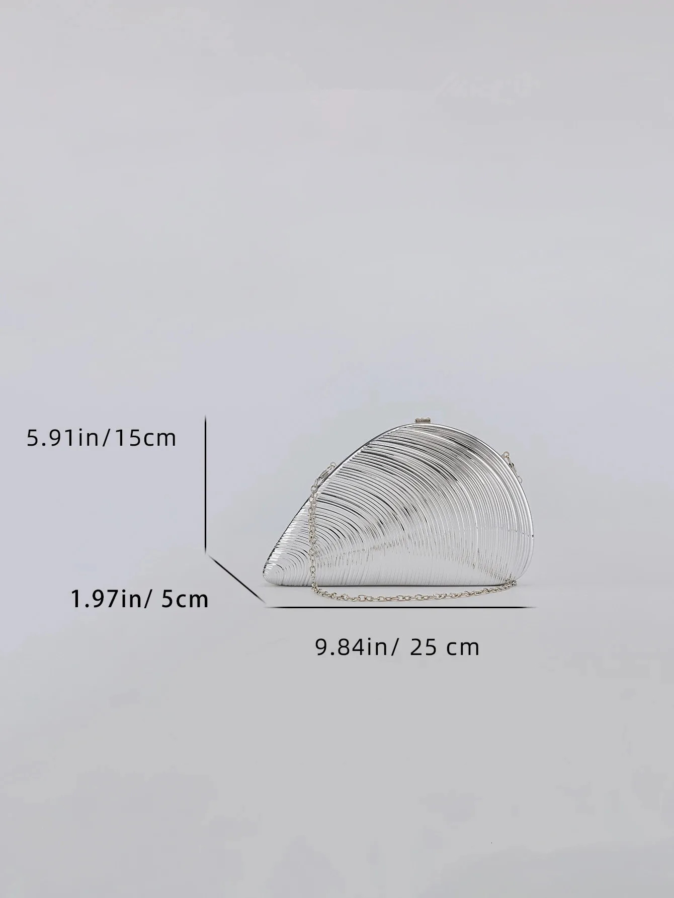 Retro Golden Silver Metal Large Shell Acrylic Bag Banquet Party Hand All-Inclusive Womens Shoulder Crossbody Evening Bags 250624 - view 5
