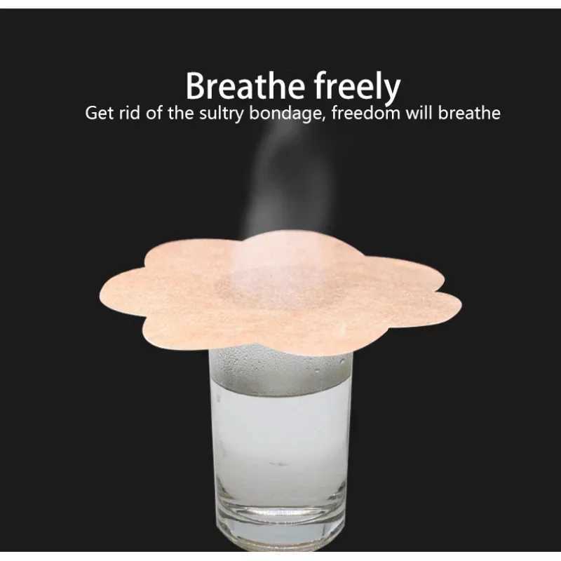 50 Pcs Women Invisible Breast Lift Tape Overlays on Bra Sexy Nipple Stickers Chest Covers Adhesive Bra Nipple Pasties Protection W250624