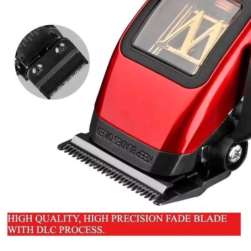 WMARK Ng-X1 High Speed Professional Hair Clippers Microchipped Magnetic Motor10000rpm 9V Motor,Barbers Haircut Kit Fade
