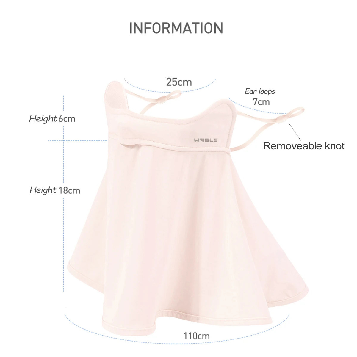 WRELS UV Protection Outdoor Neck Wrap Cover Sports Sunscreen Ice Silk Mask Breathable Face Cover Neck Wrap Cover Cycling Camping 250624