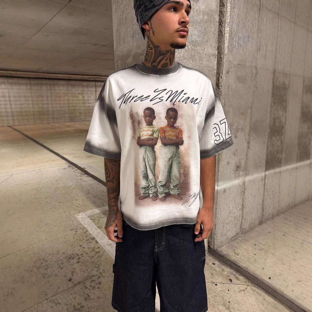 2025 New Indian Kids Printed Loose Casual Versatile Short Sleeve