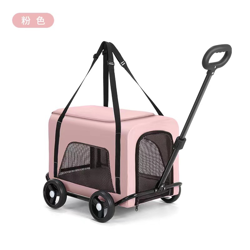 Pet Cart, Cat, Dog, Teddy, Baby Cart, Outdoor Small Trolley, Car Rental, Lightweight and Foldable