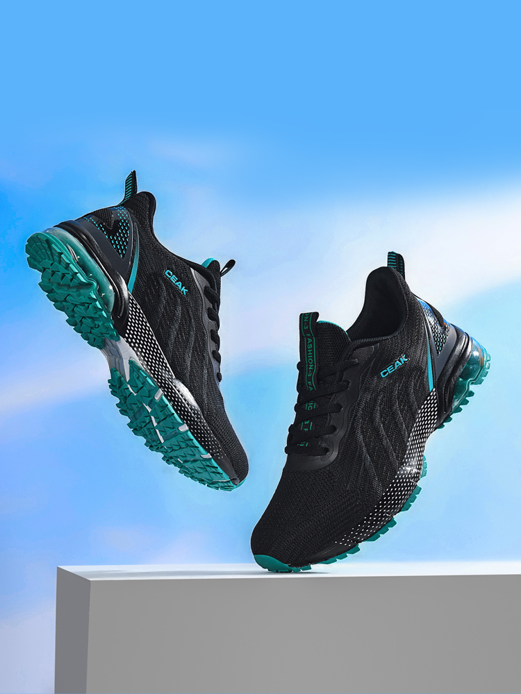 5029-Boys' Athleisure ShoesMen's ShoesPlus-Size Air Cushion Shoes, Flying Weaving Cross-border Popular Sneakers, Mesh Breathable Running Bas