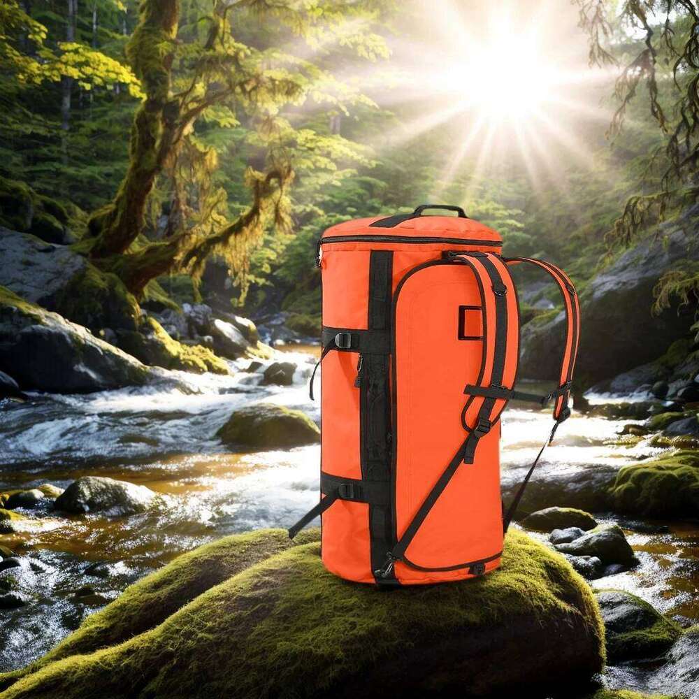 120L Pack Dry Bag Mountaineering Bag, Camping And Hiking Backpack, Waterproof Large-Capacity Multi-Functional Bag
