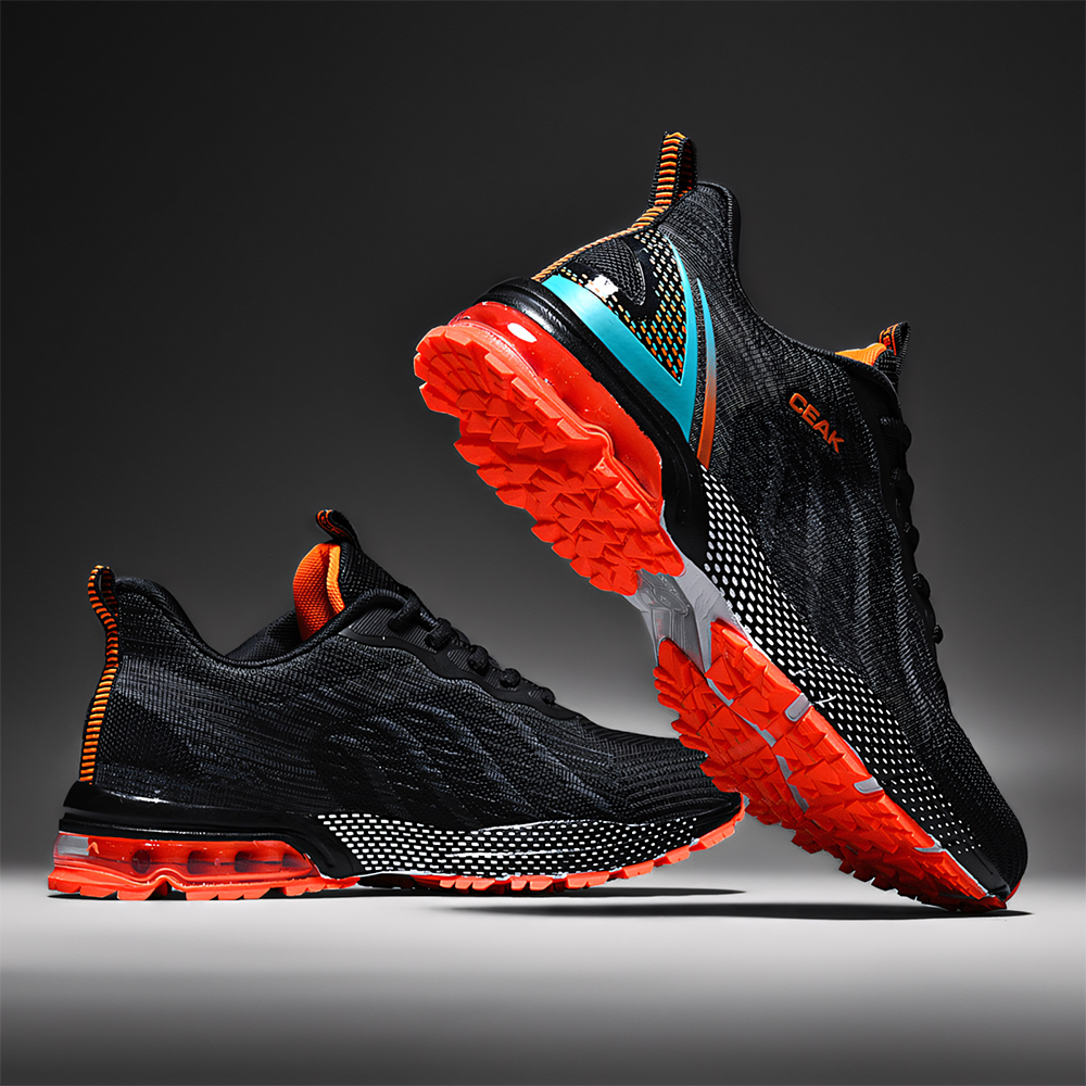 5029-Men's Basketball SneakersMen's ShoesAir Cushion Shoes, Non-slip Flying Woven Popular Sneakers, Mesh Breathable Running Basketball Shoes