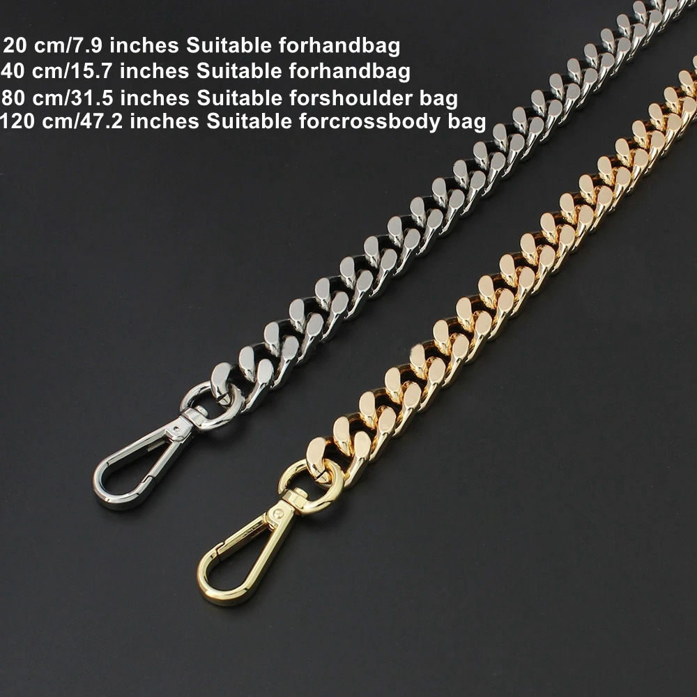 y Aluminium Silver Gold Purse Chain Strap Handles Crossbody Straps Shoulder Light Bag Chains For Handbags Purse 250624