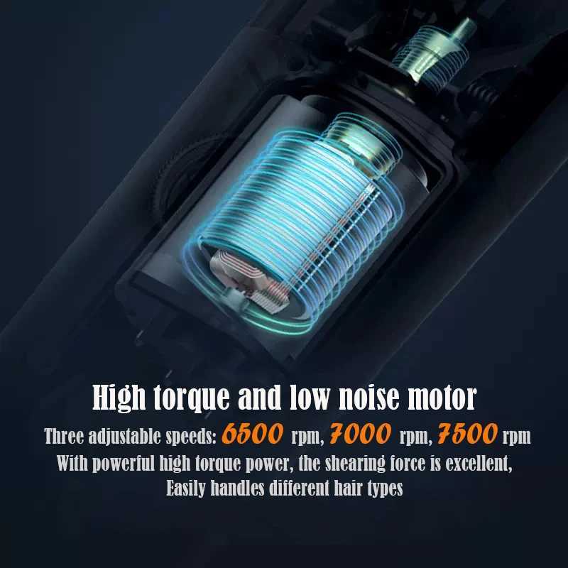 Mi Hair Clipper Professional Electric Trimmer For Men With LED Screen Washable Rechargeable Titanium Alloy Blade WirelessXJ250624