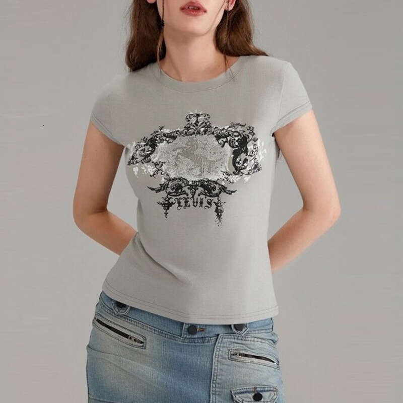 Spring New "Multiple Colors And Sizes" Printed Women's T-Shirt B5