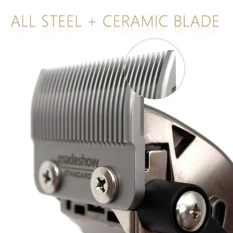 Madeshow M10 M11 Professional Oil Head Hair Clipper Hair Cutter Titanium Plated Ceramic Blade 7000rpm Hair Salon Trimmer XJ250624