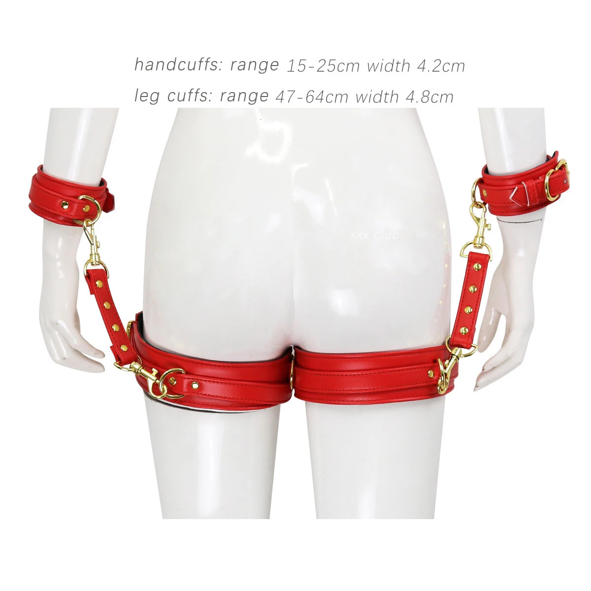 Puppy play Bondage Restraint Set Thigh Cuffs to Handcuffs Wrist Leg Cuffs Kit Erotic Fetish Sex Toys Adult Games For Couple 250624