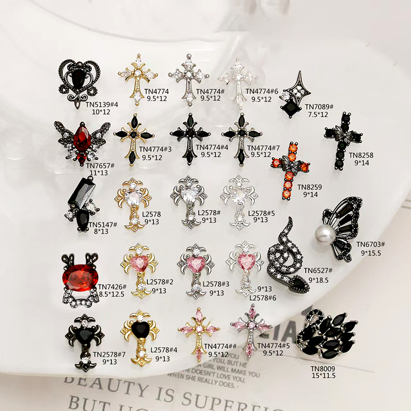 Wholesale various styles and series of nail accessories, Japanese exquisite texture nail drill jewelry