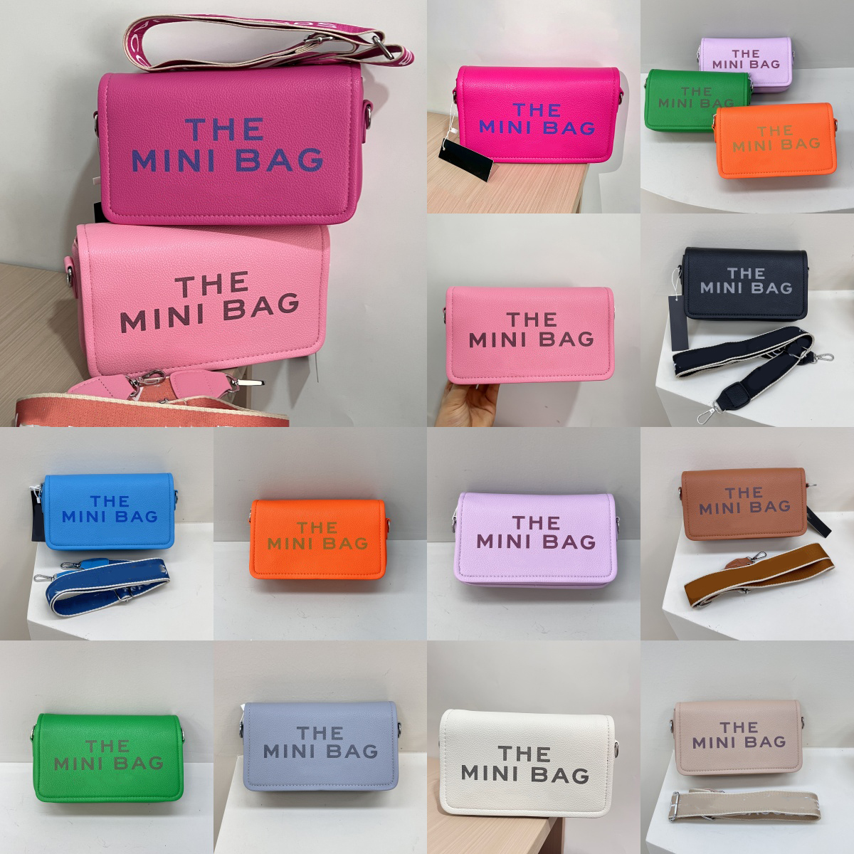 Luxury The Mini Bag Women's Designer Mini Crossbody Bag The Leather Mini Brand Shoulder Bag Fashion Classic Four Seasons Universal 11 Colors Gift 5A Quality