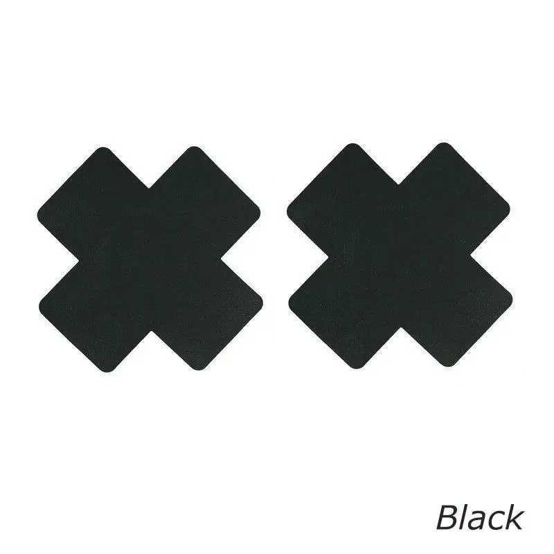 HOT Women Cross Shape Self-Adhesive Disposable Nipple Cover Sexy Breast Pasties Stickers Invisible Nipple Covers Bra Accessories W250624