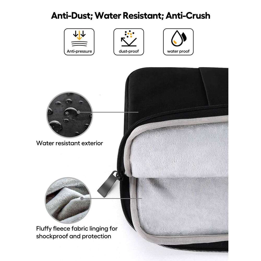 UPERFECT 22" Portable Monitor Case Polyester Laptop Sleeve Protective Computer Cover Carrying Bag Briefcase For Inch MAX 22