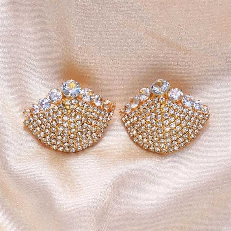 X4YC Fashionable Womens Alloy Crystal Shell Nipple Covers Pasties with Glittering Rhinestones Raves Party Chest Stickers Bra W250624