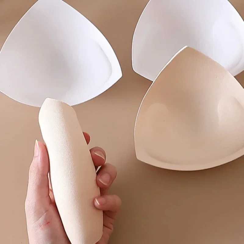 2/6pcs Sponge Push Up Pads Women Swimsuit Bikini Invisible Enhancer Removeable Padding Inserts Cups Chest Cup Pads Accessories W250624