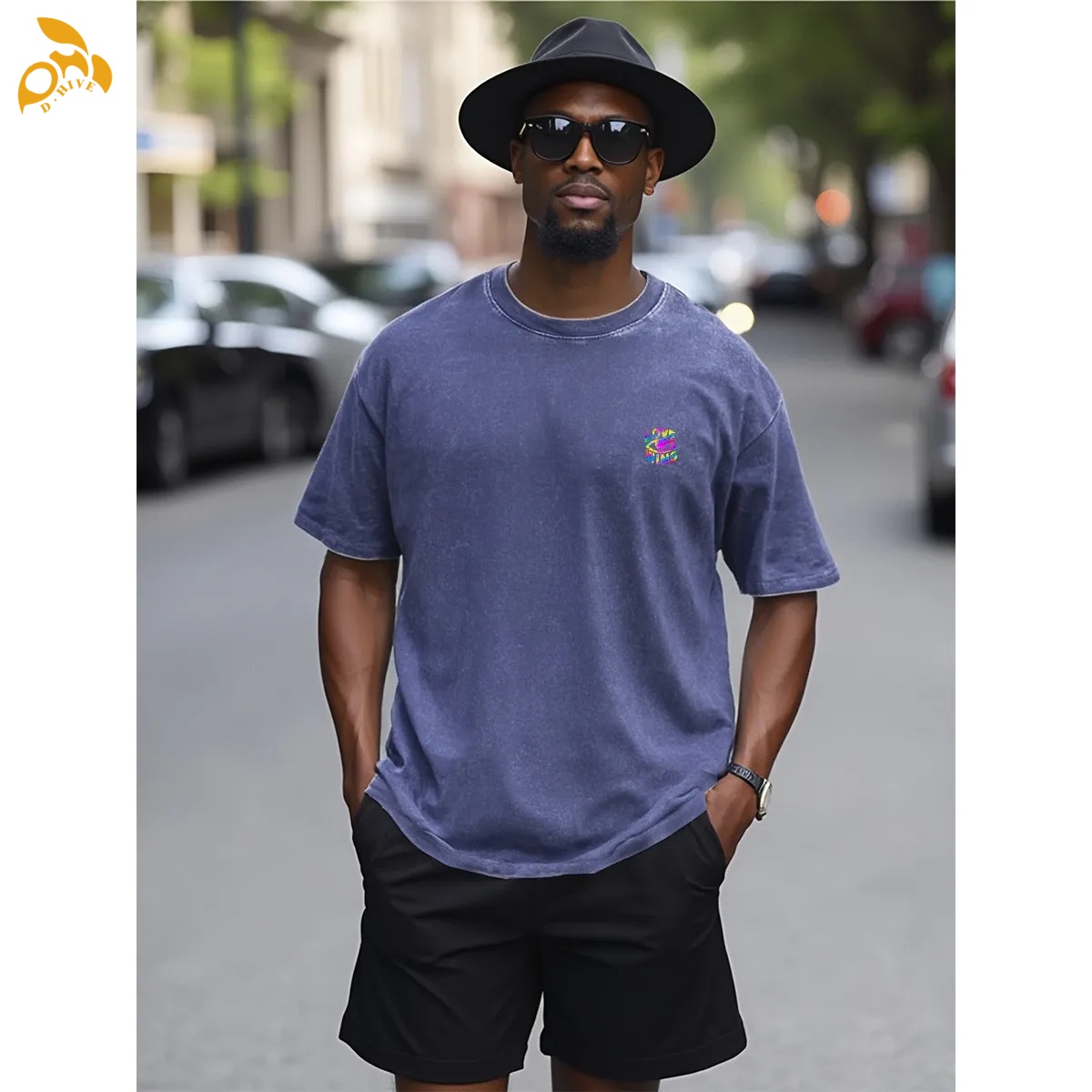 free shipping of customized super fashionable American General Heavyweight T-shirt 230g DTF with exquisite patterns from US