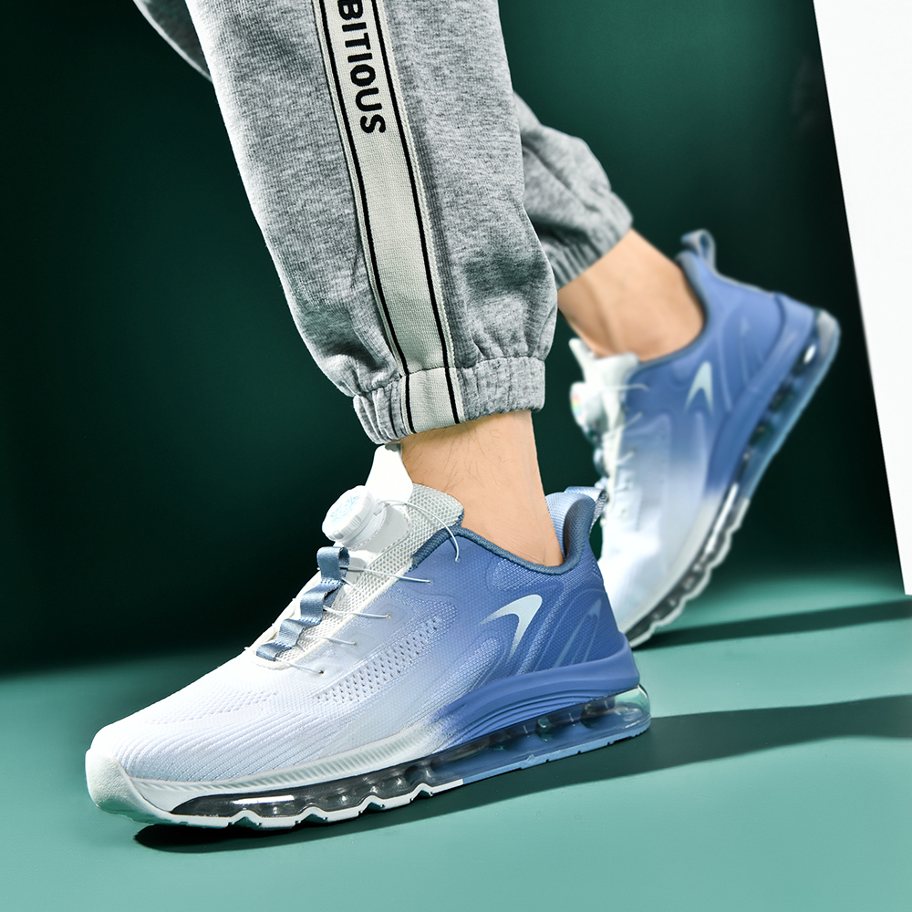 6665-Men's New Style Running Shoes Air Cushion Sneakers Lightweight Anti Slip Fashion Fitness Walking Leisure Running Shoes