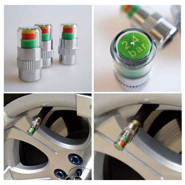 Vehicle Diagnostic Tool Kit - Accurate Tyre Pressure Monitoring System Featuring Visible Alert Mechanism