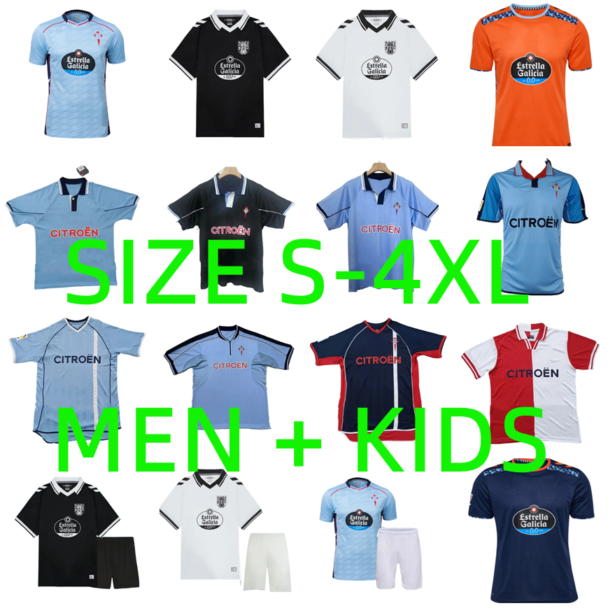24 25 26 CeltaS de Vigo Soccer Jerseys 2025 2026 97 98 99 00 01 02 04 MOSTOVOI STRAND LARSEN BAMBA Paciencia FRAN BELTRAN IAGO ASPAS Gabri Veiga Men Kids kit Football Shirt