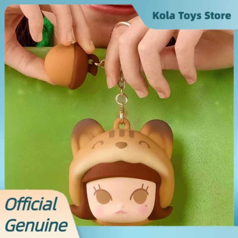 Genuine Pop Bean Pajama Party Series Headphone Case Blind Box Skullpanda Crybaby Dimoo Cute Headphone Case Mystery Box Toy Gift Y250624