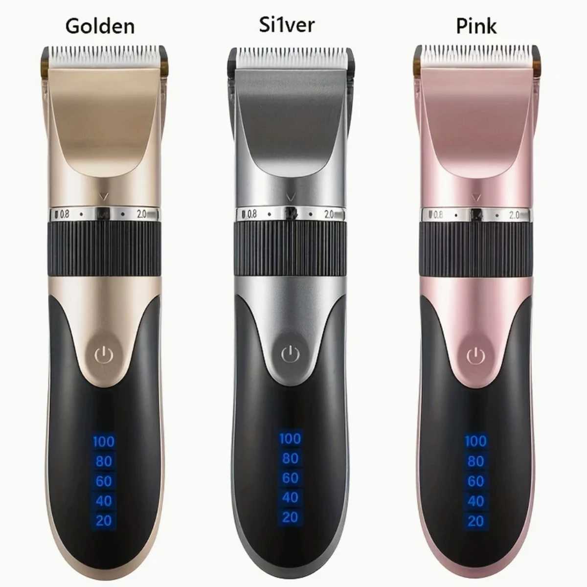 Hair Trimmer Clipper For Men Electric With Limit Comb Haircut Ceramic Blade Razor Barber 1200 mAh Lithium BatteryXJ250624