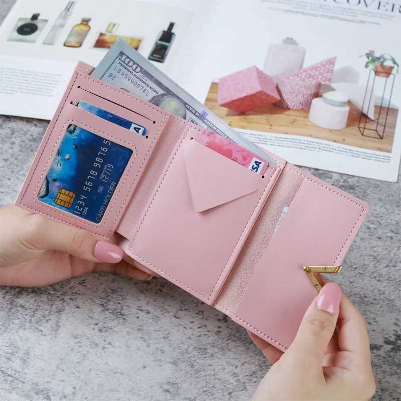 Womens Leather Wallet with Zipper - Hasp Envelope Design Coin Purse Multi Card ID Holder Lady Handbag Clutch Pocket XJ250624