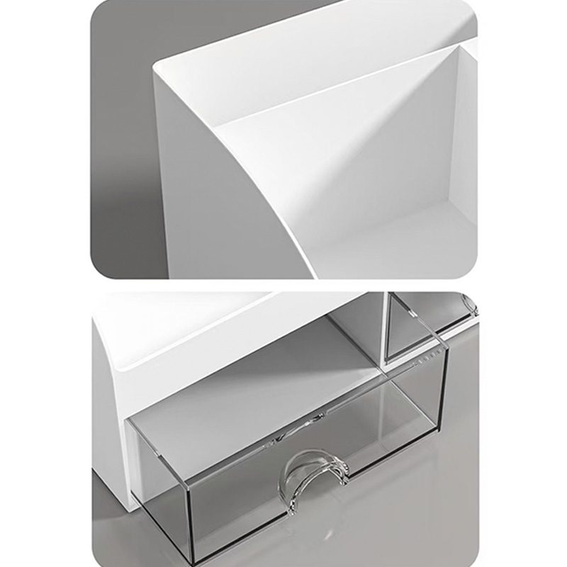 minimalist desktop storage box suitable for office and learning scenarios