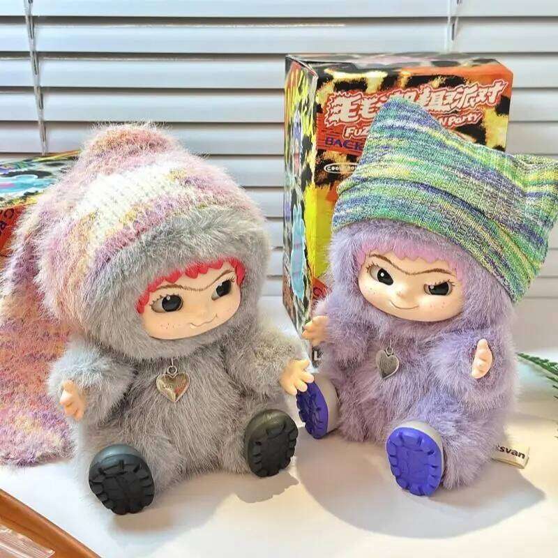2025 Genuine Wakuku Blind Fuzzy Trendy Fun Party Series Mystery Box Cute Surprise Bag Pendant Doll Toy Decoration Gift