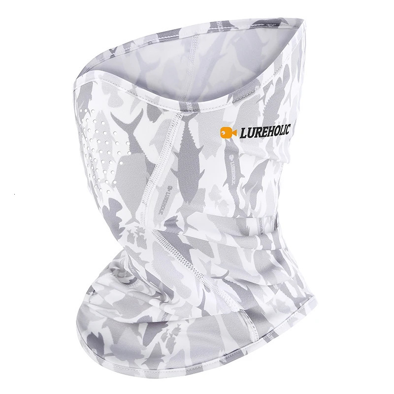 LUREHOLIC UPF50 anti UV Lure Fishing Mask Neck Face Protect From Sun Proof Ice Feel 250624