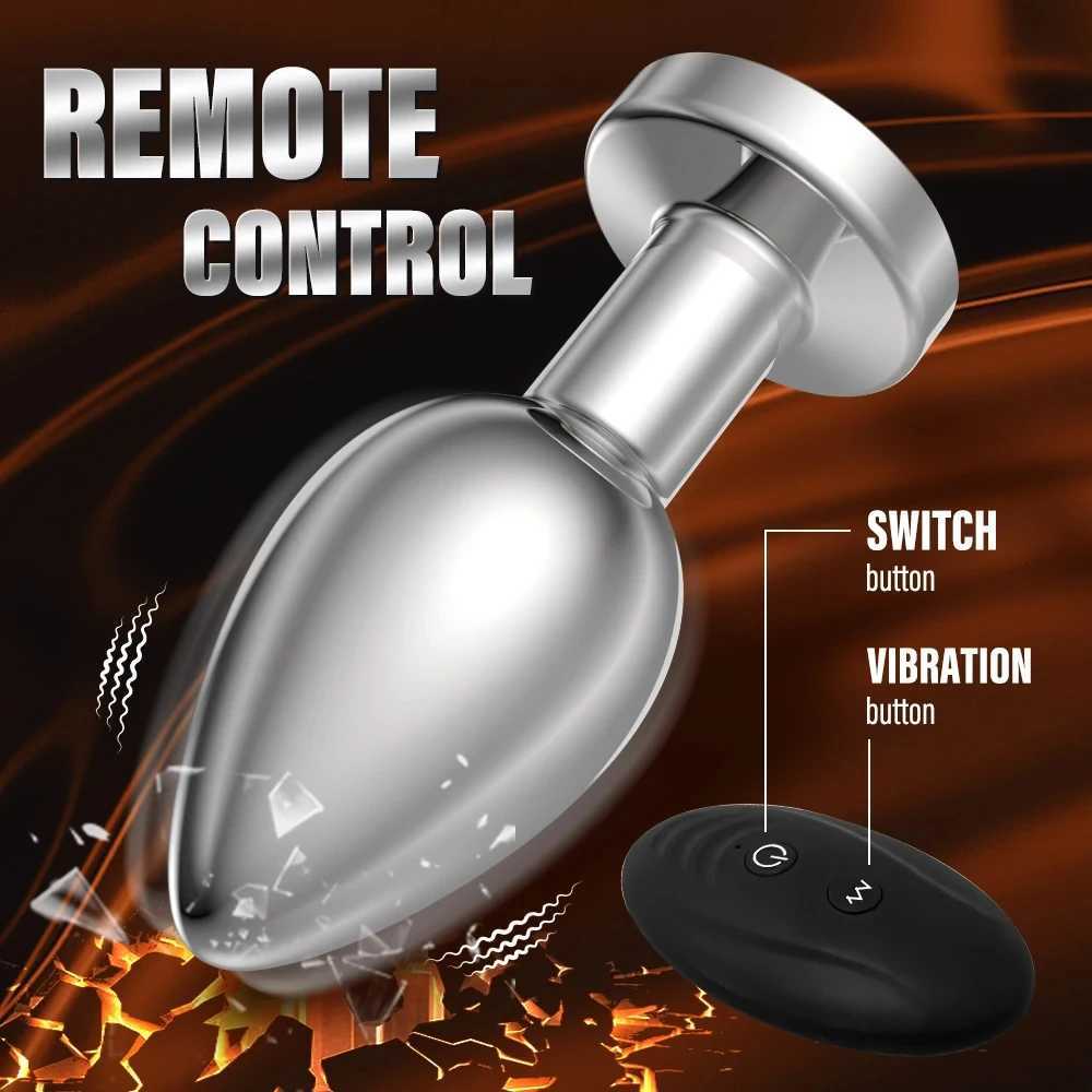 Remote Control Anal Plug Vibrator Bluetooth Butt Plug Men Prostate Massager Female Masturbator Adult Sex Toys for Women Men Gay W250624