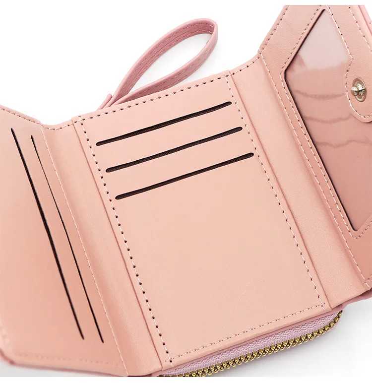 Wallets for Women Kaii Cute Wallet Luxury Designer Lady Wallet Pink Purse Womens Wallet Small Women Leather Wallet Coin Purse XJ250624