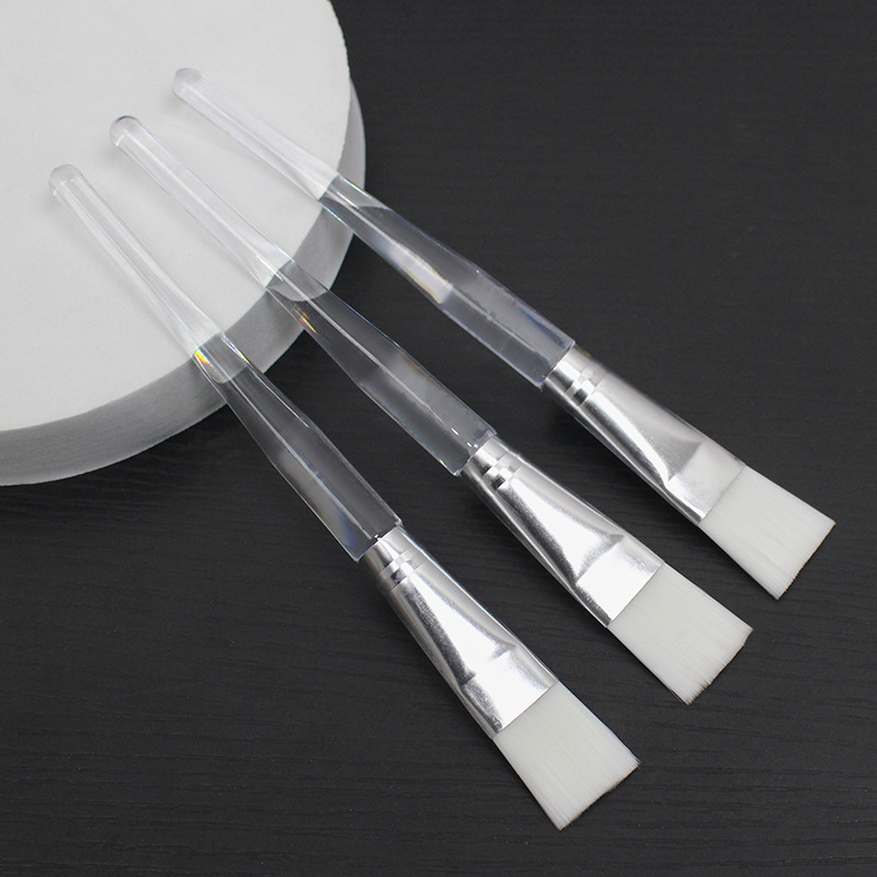 Facial Mask Brush Kit Makeup Brushes Eyes Face Skin Care Masks Applicator Cosmetics Home DIY Facial Eye Mask Use Tools Clear Handle