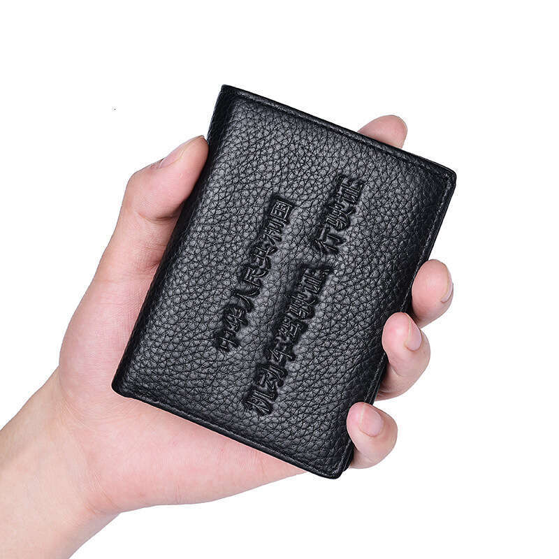2022 New Driver's License Multifunctional Men's Short Vertical Wallet ID Holder Multiple Card Slots wallet designer mens wallet