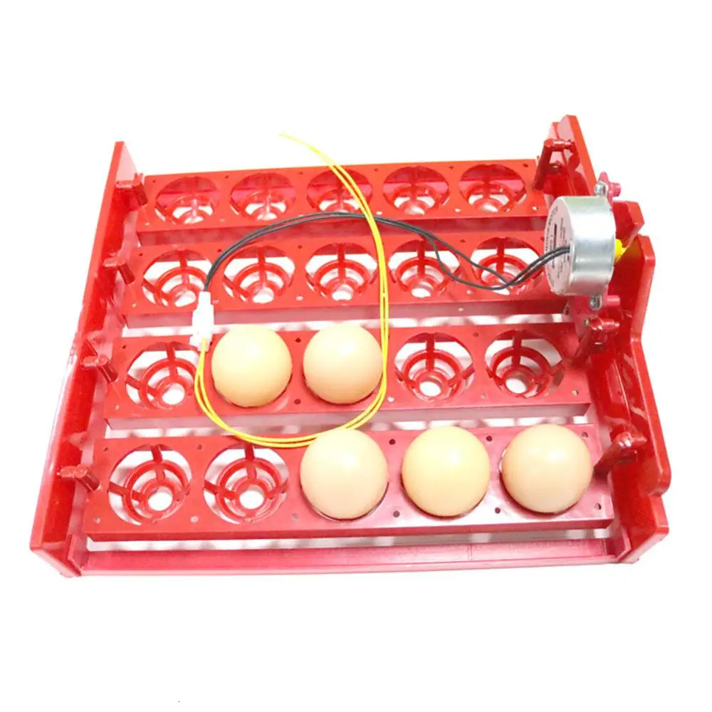 20 Egg Incubator Turn Eggs Tray Chicken Bird Duck Goose Quail Automatic Incubator Farm Animal Poultry Incubator Equipment 250624