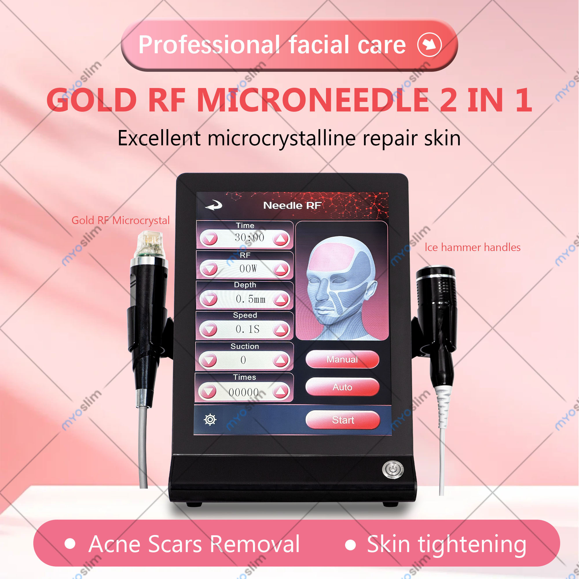 2025 New Fractional Frequency Micro Beauty Machine For Stretch Mark Scar Acne Remove Face Lifting Body Treatment
