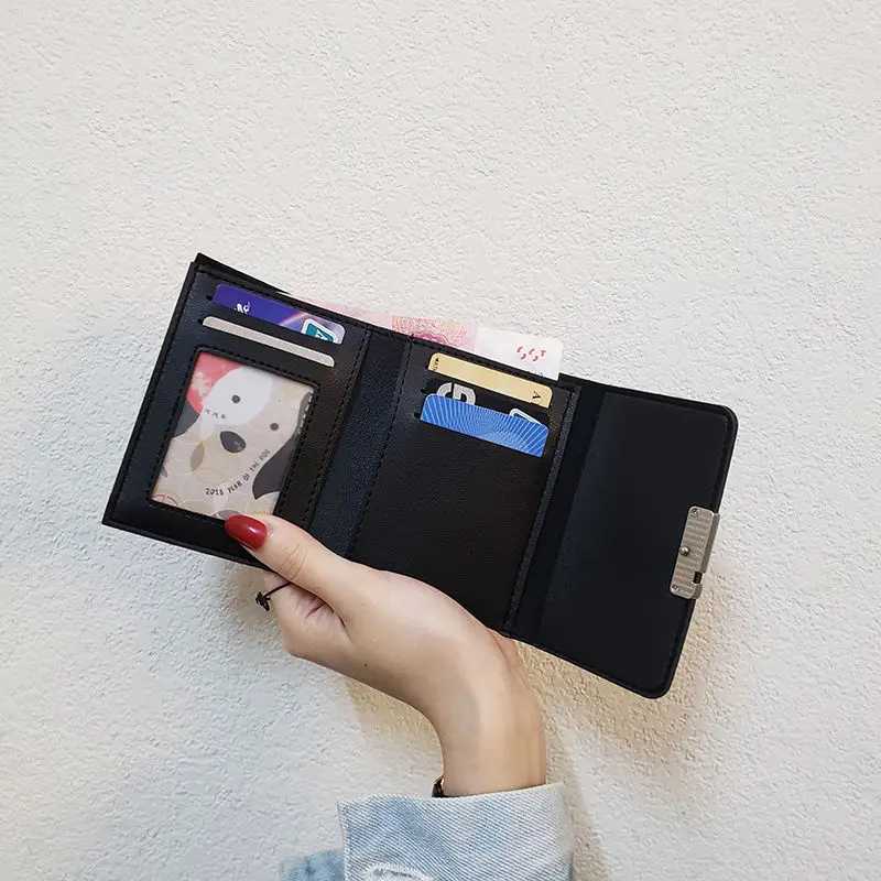 Womens Wallet Short Women Coin Purse Wallets For Woman Card Holder Small Ladies Wallet Female Hasp Mini Cluh For Girl XJ250624