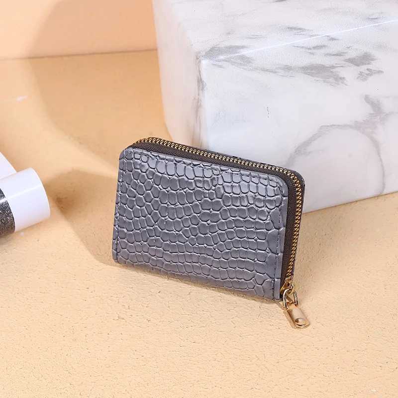 2023 New Embroidered Short Pu Soft Leather Coin Purse Ultra-Thin WomenS Small Wallet Card Coin Bag Portable Storage WalletsXJ250624